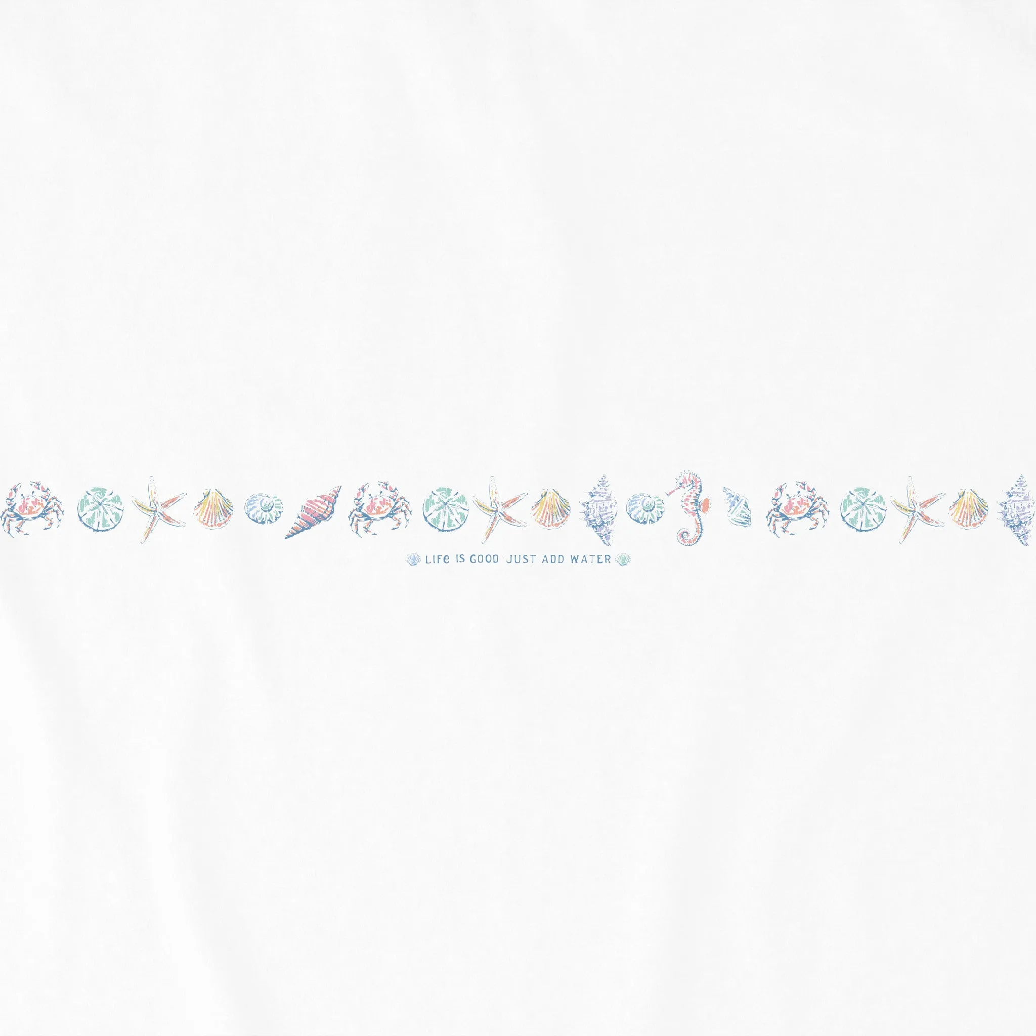 Women's Just Add Water Shells Long Sleeve Crusher Tee sold by Life is Good product image thumbnail 2