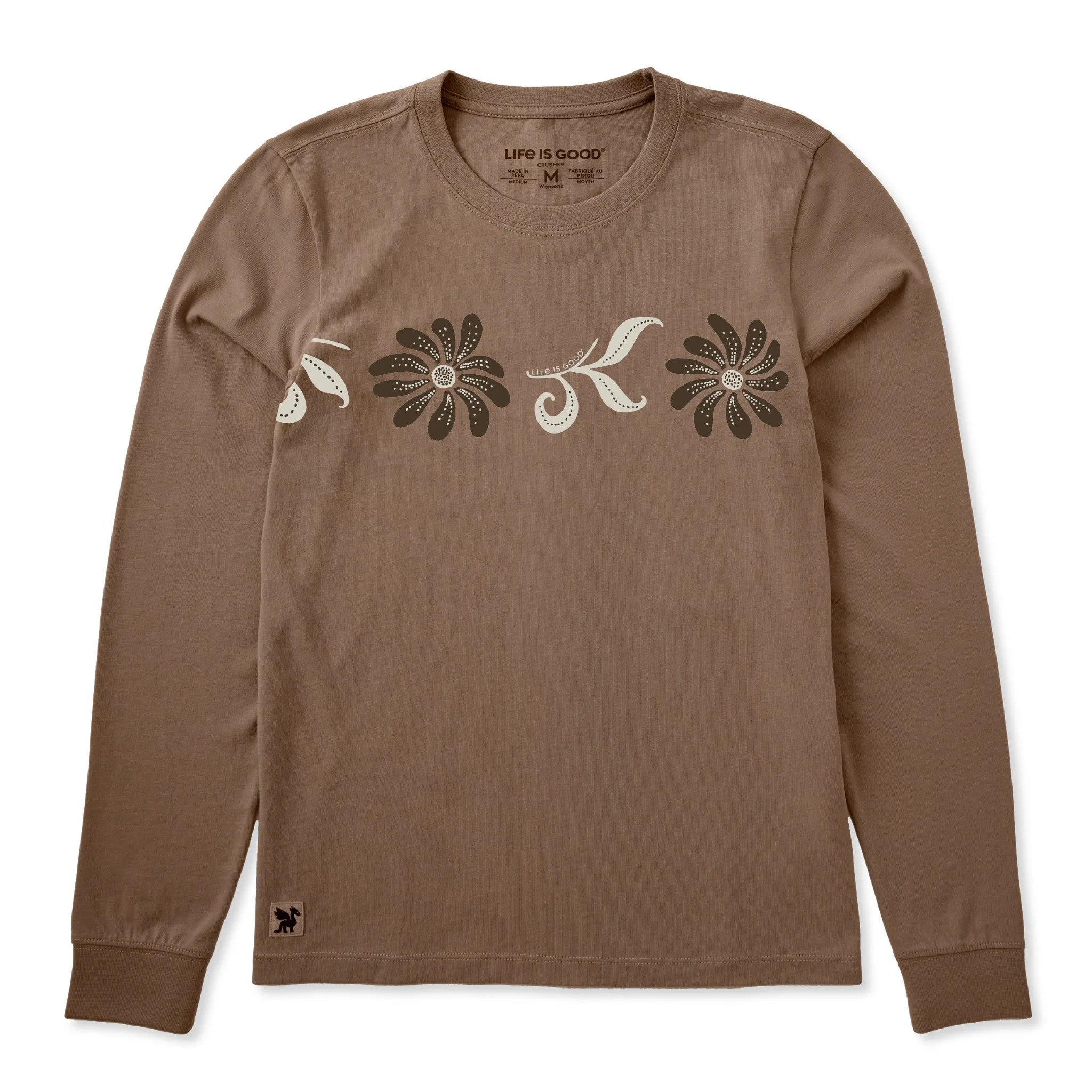 Women's Good Daisies Long Sleeve Crusher Tee sold by Life is Good