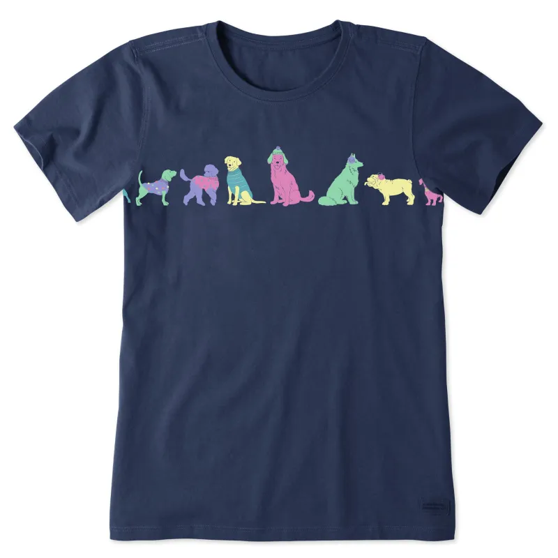 Women's Must Like Dogs Short Sleeve Crusher Tee sold by Life is Good