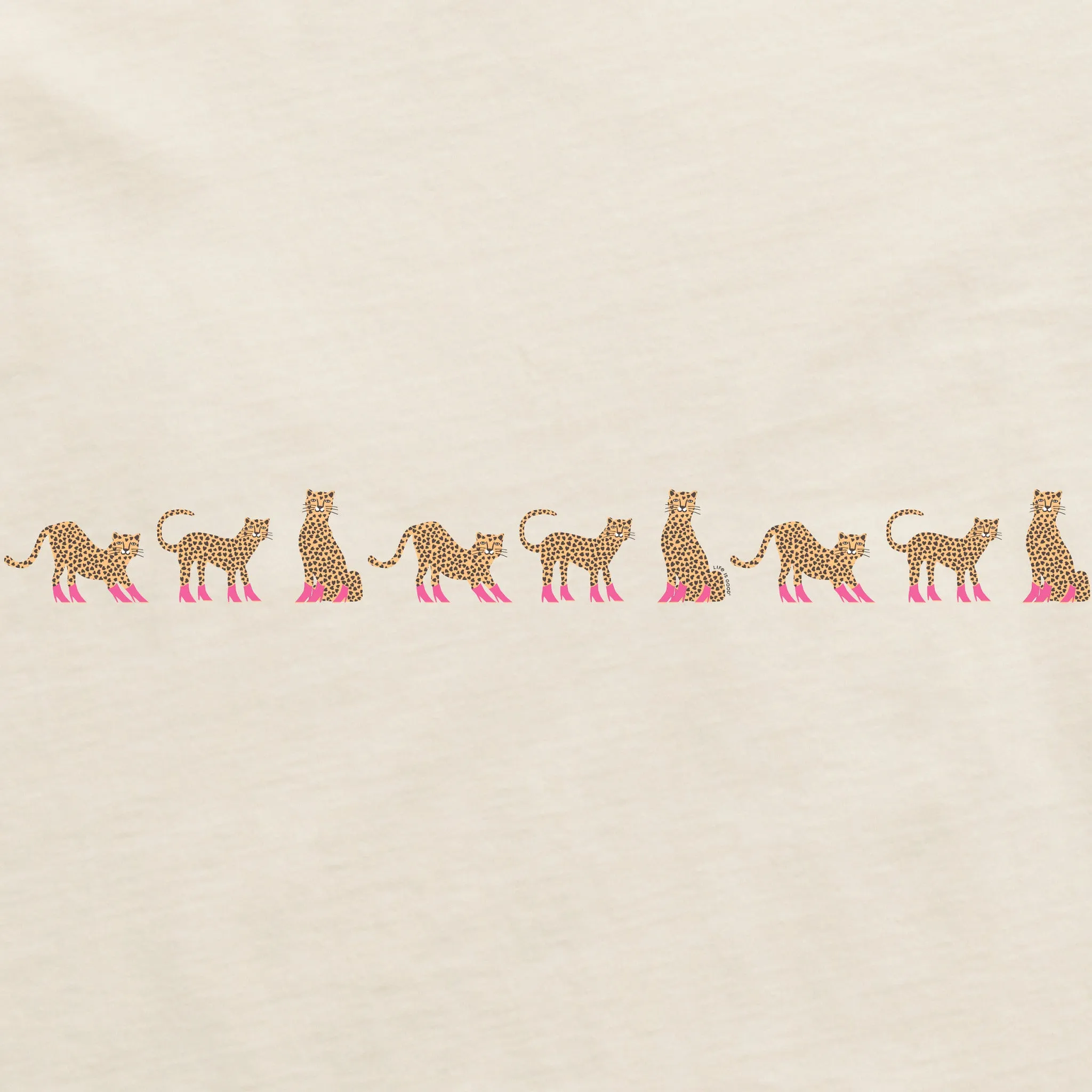 Women's Cheetahs in Boots Crusher-LITE Shrunken Tee sold by Life is Good product image thumbnail 2