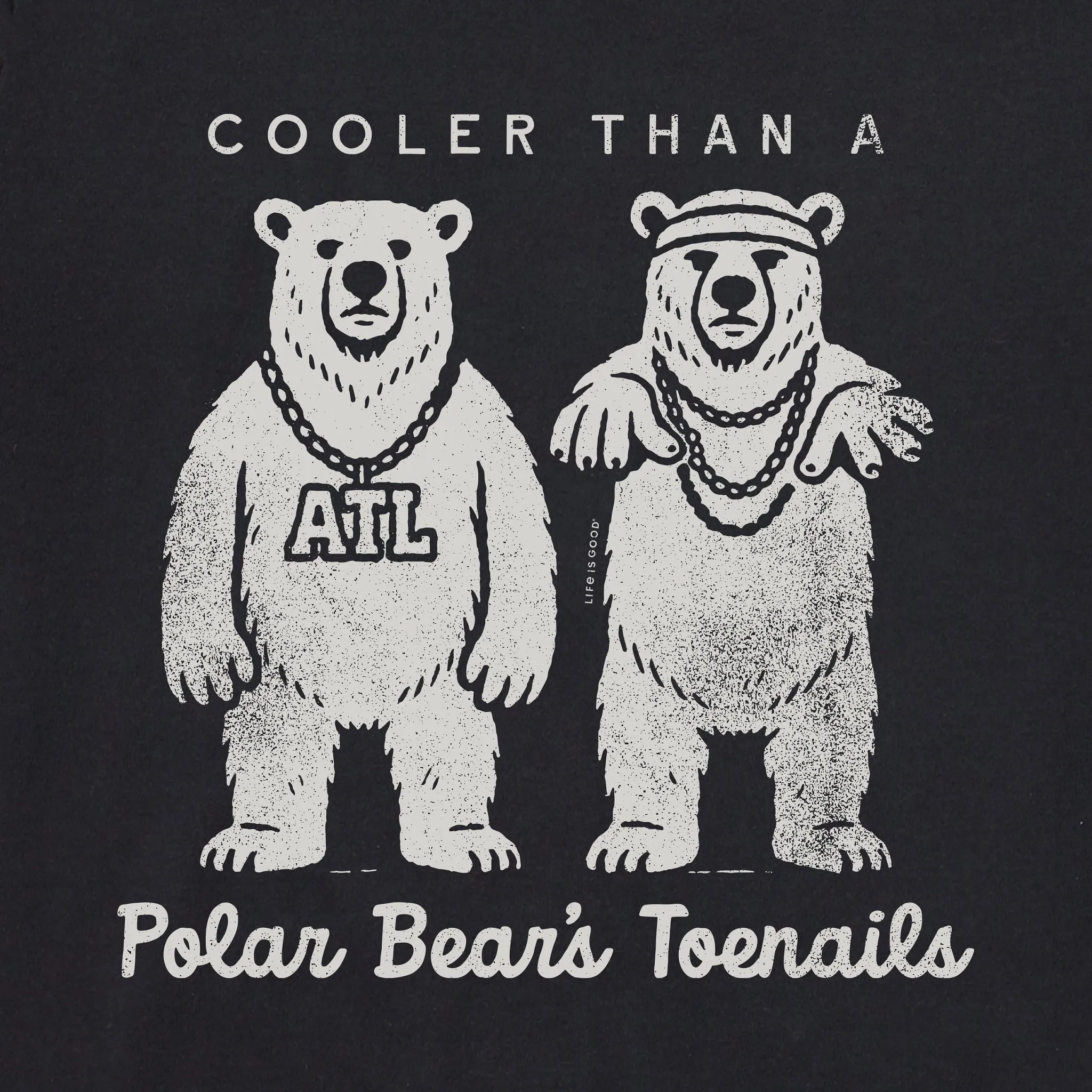 Women's Polar Bear's Toenails Short Sleeve Crusher Tee sold by Life is Good product image thumbnail 2