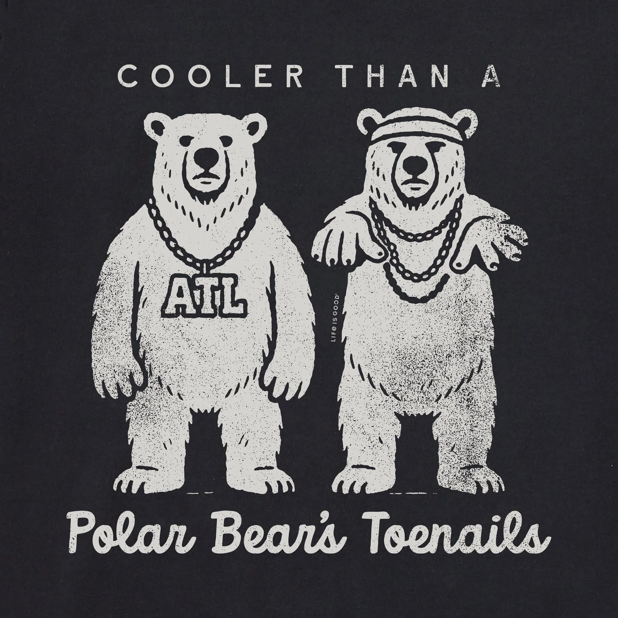 Men's Polar Bear's Toenails Short Sleeve Crusher Tee sold by Life is Good product image thumbnail 2