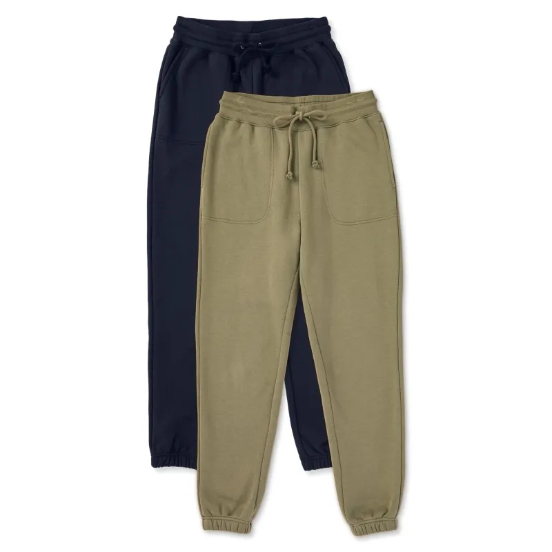 Womens Solid 2-Pack Good Vibes Fleece Jogger Multi 1 made by Life is Good