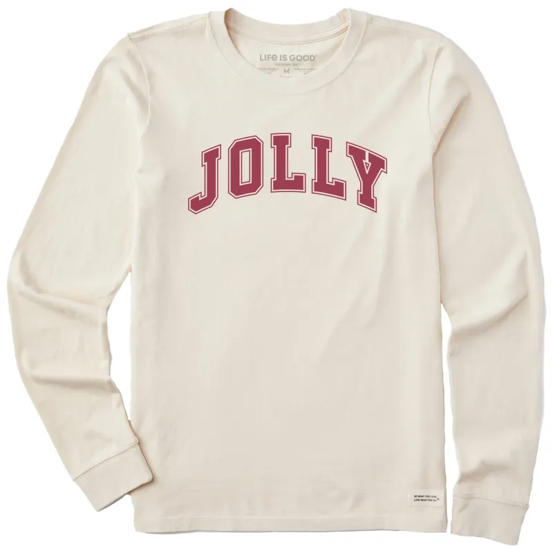 Women's Jolly Arch Long Sleeve Crusher Tee sold by Life is Good