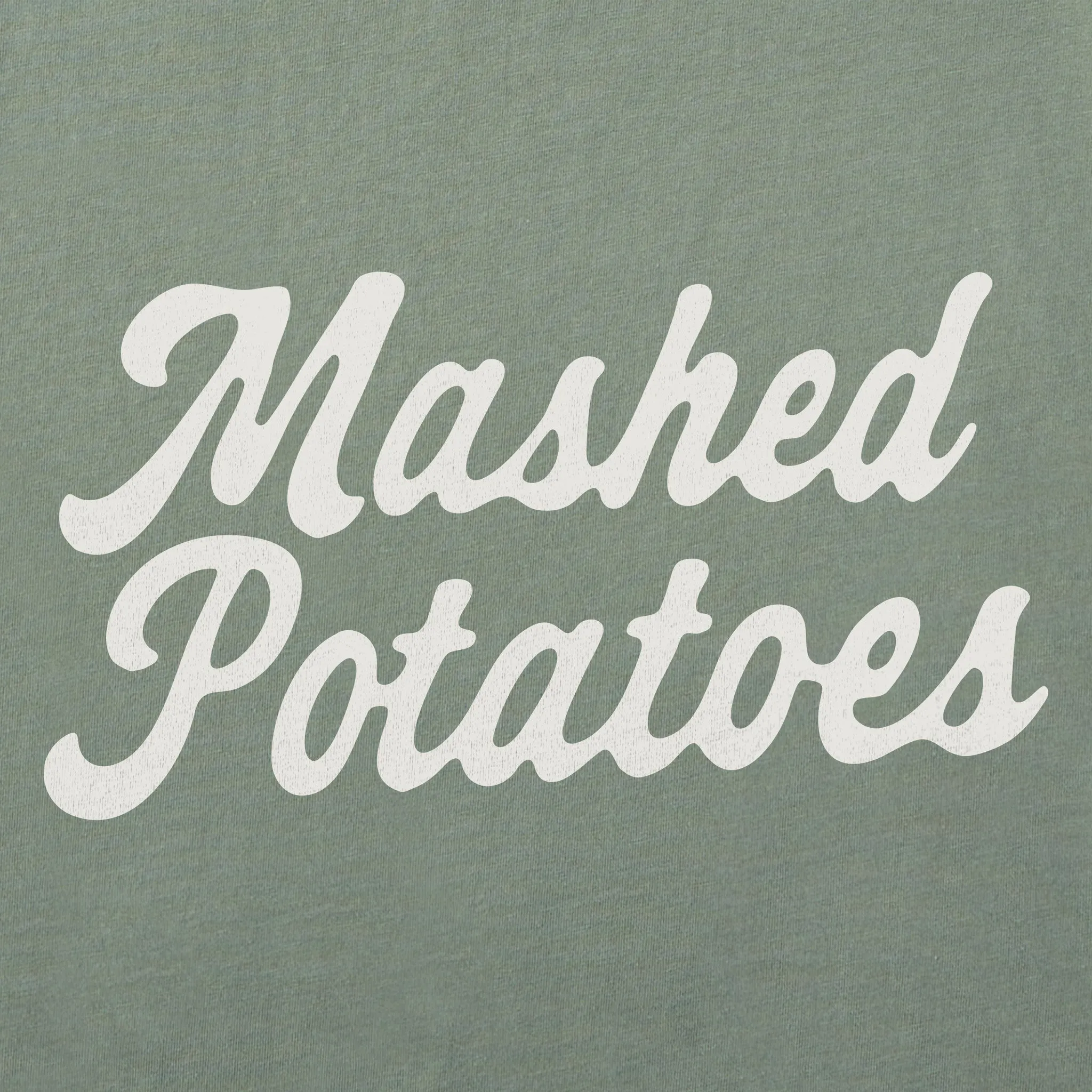 Women's Mashed Potatoes Script Crusher-LITE Shrunken Tee sold by Life is Good product image thumbnail 2