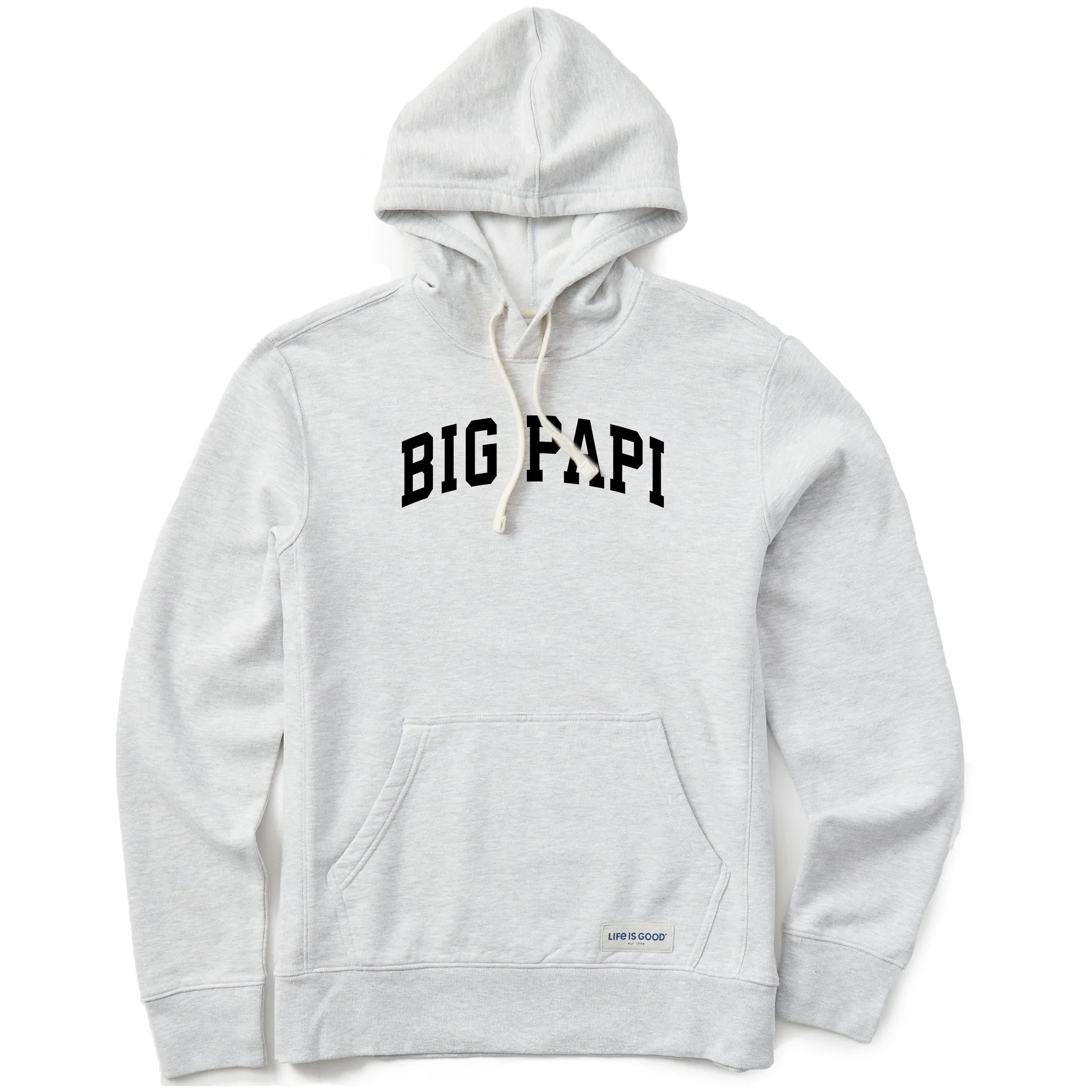 Men's Big Papi Arch Simply True Fleece Hoodie sold by Life is Good