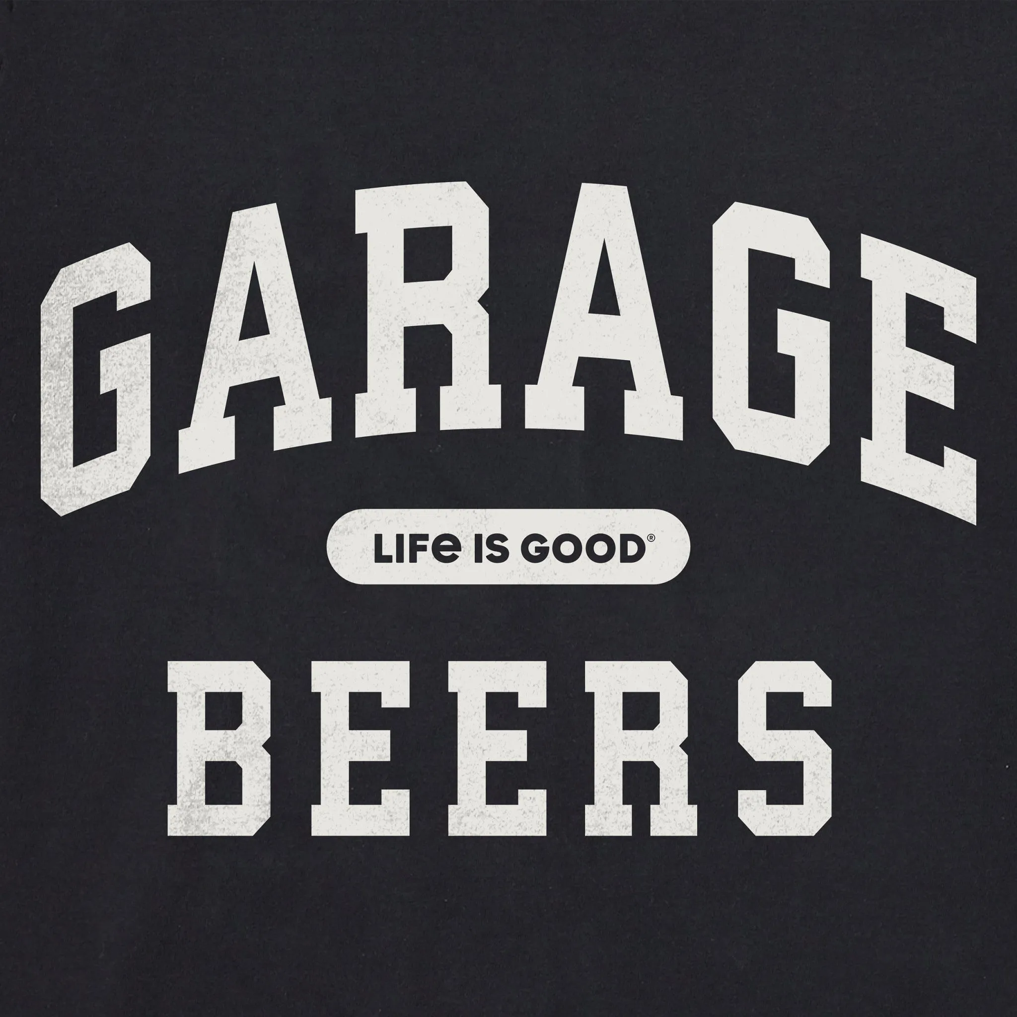 Men's Garage Beers Arch Simply True Fleece Crew sold by Life is Good product image thumbnail 2