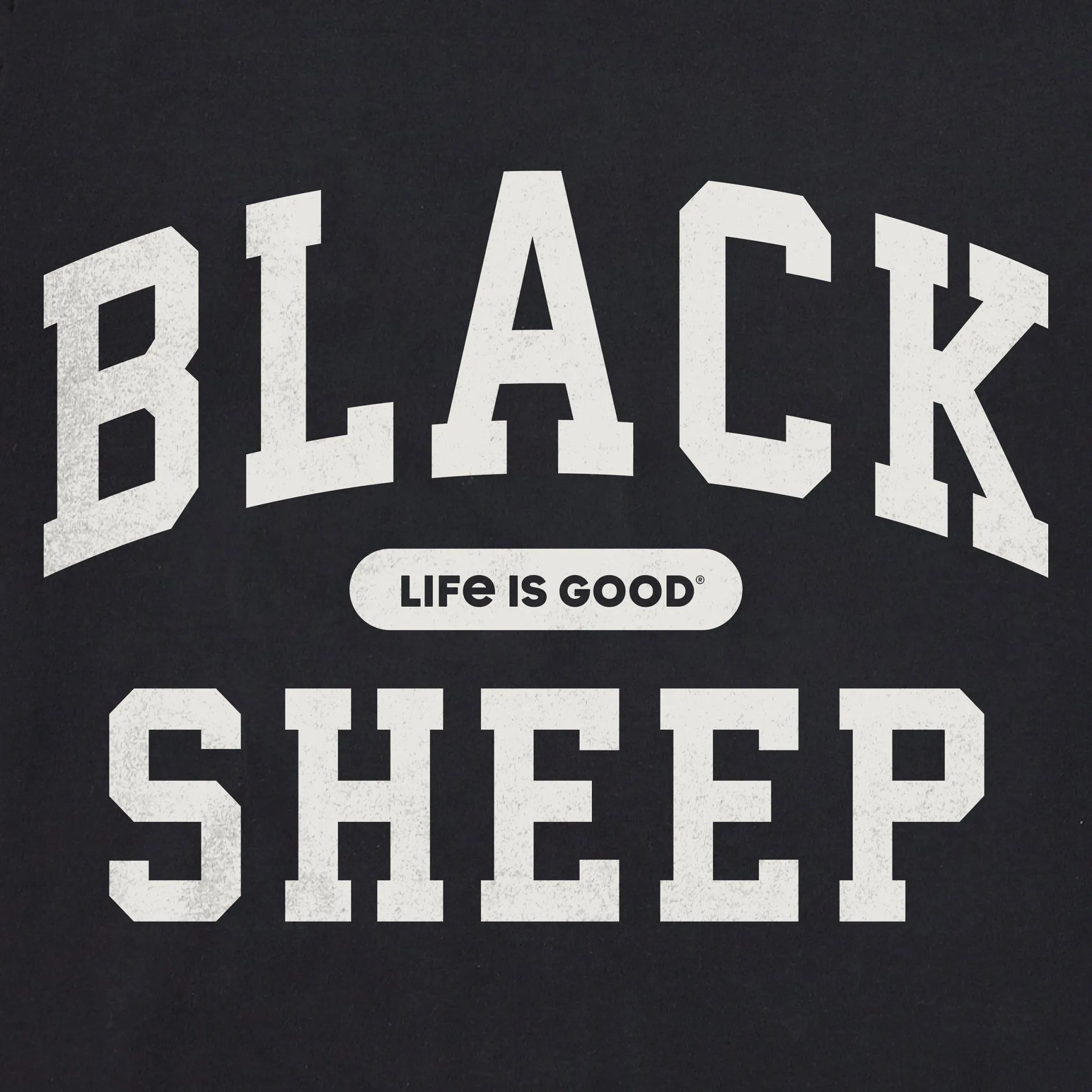 Men's Black Sheep Arch Short Sleeve Crusher Tee sold by Life is Good product image thumbnail 2