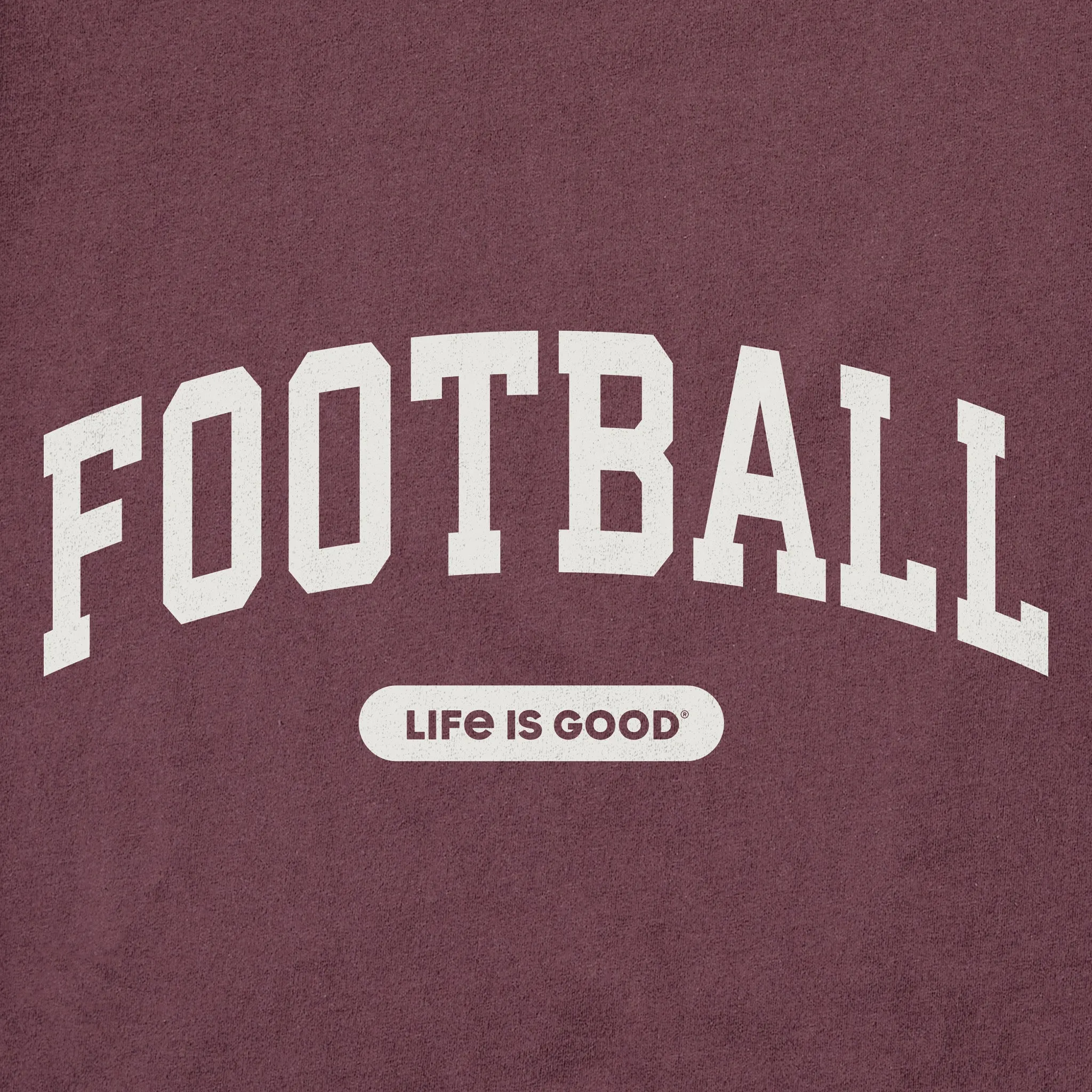 Men's Football Arch Short Sleeve Crusher Tee sold by Life is Good product image thumbnail 2