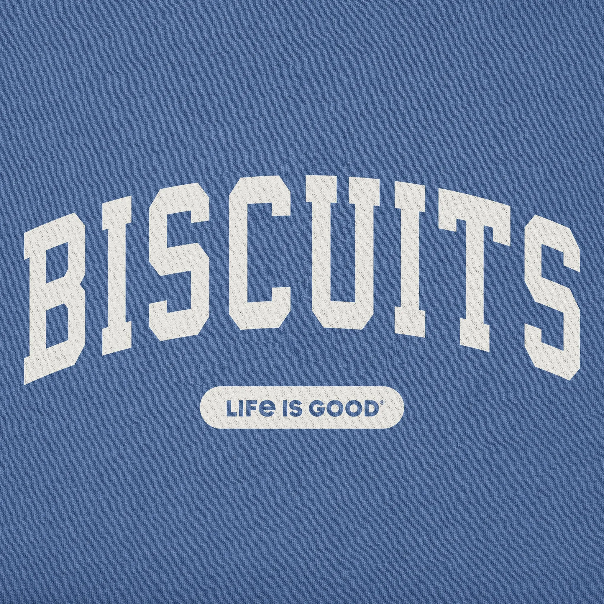Men's Biscuits Arch Short Sleeve Crusher Tee sold by Life is Good product image thumbnail 2