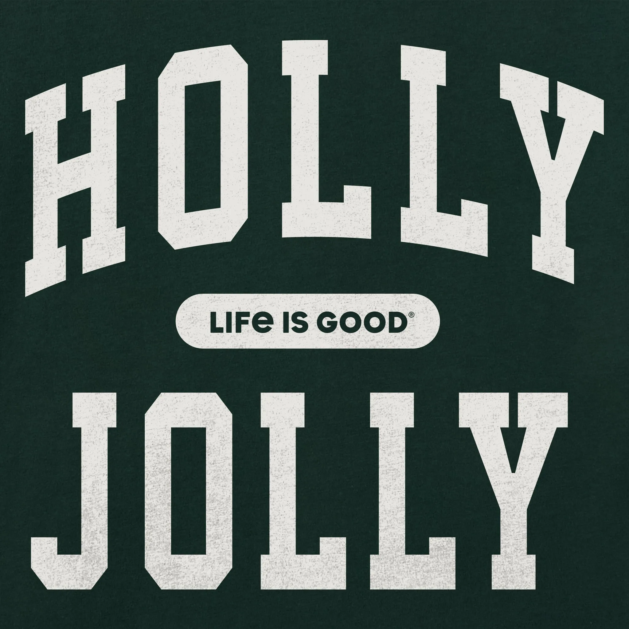 Women's Holly Jolly Arch Long Sleeve Crusher Tee sold by Life is Good product image thumbnail 2