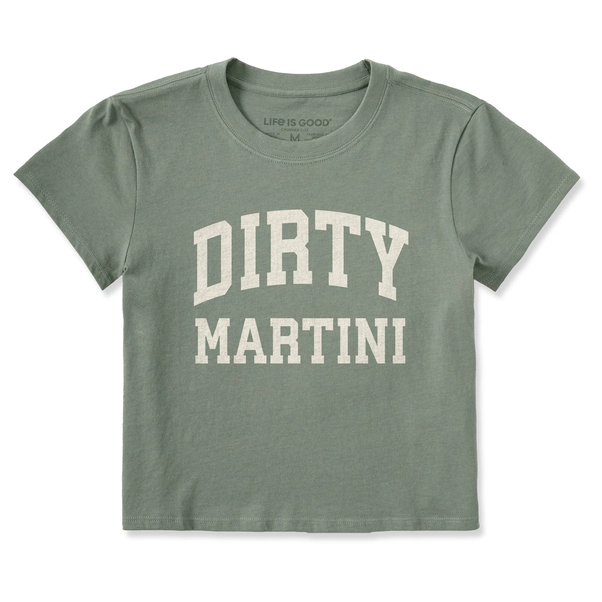 Women's Dirty Martini Arch Crusher-LITE Shrunken Tee sold by Life is Good