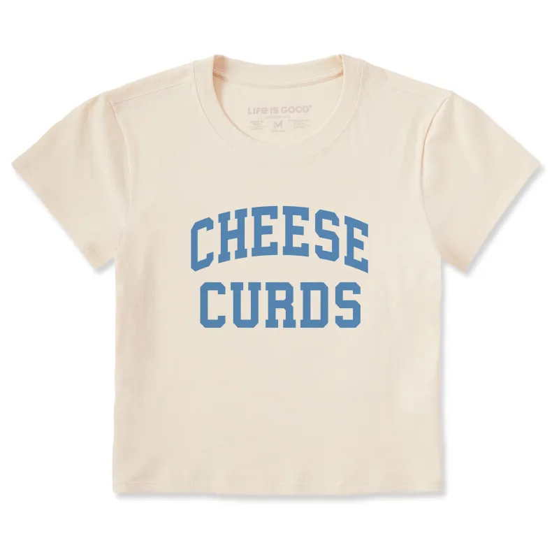 Women's Cheese Curds Arch Crusher-LITE Shrunken Tee sold by Life is Good