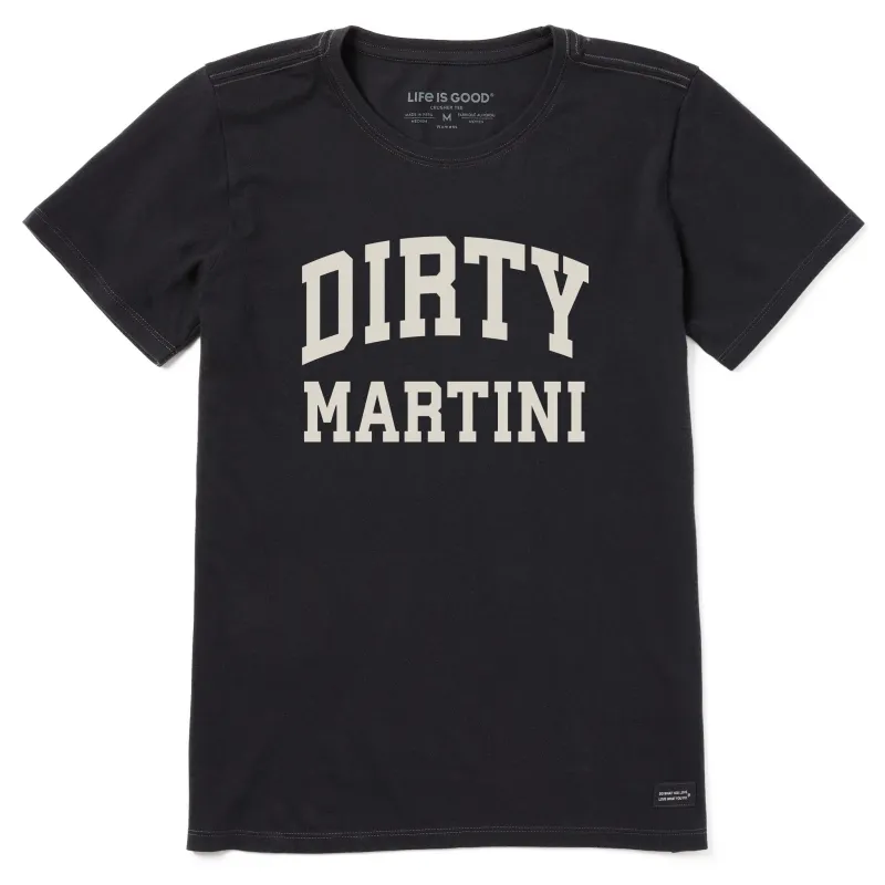 Women's Dirty Martini Arch Short Sleeve Crusher Tee sold by Life is Good