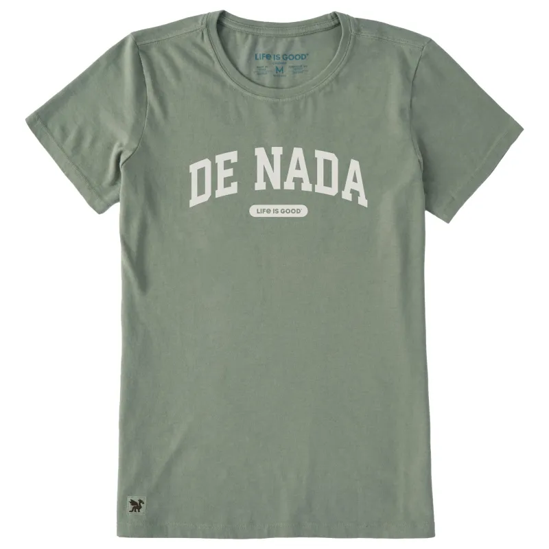 Women's De Nada Arch Short Sleeve Crusher Tee sold by Life is Good