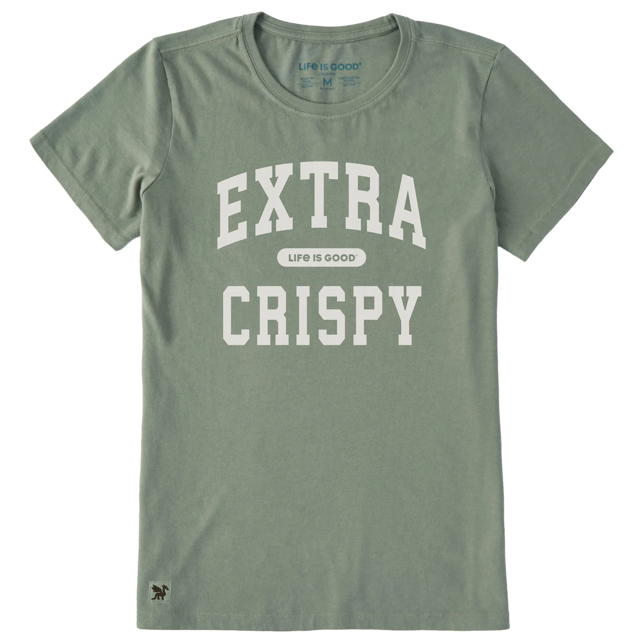 Women's Extra Crispy Arch Short Sleeve Crusher Tee sold by Life is Good