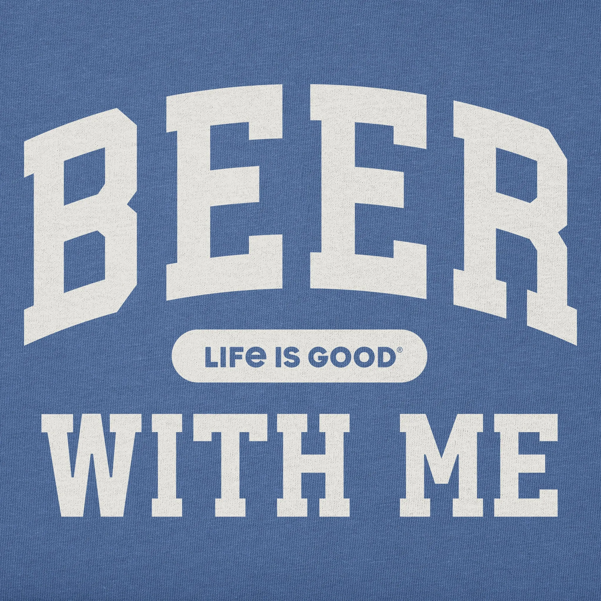 Women's Beer With Me Arch Short Sleeve Crusher Tee sold by Life is Good product image thumbnail 2