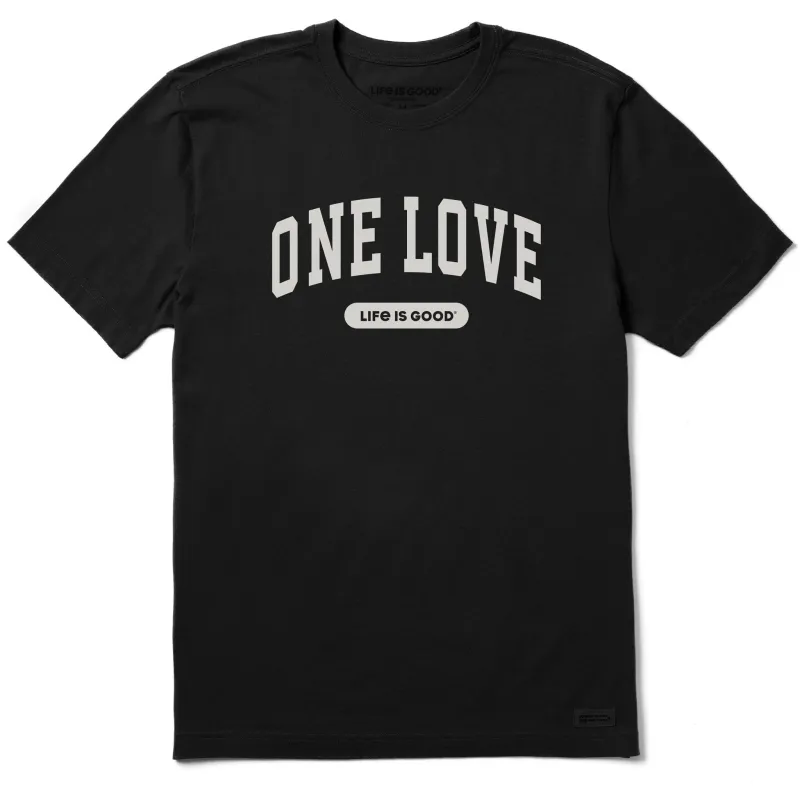 Men's One Love Arch Short Sleeve Crusher Tee sold by Life is Good