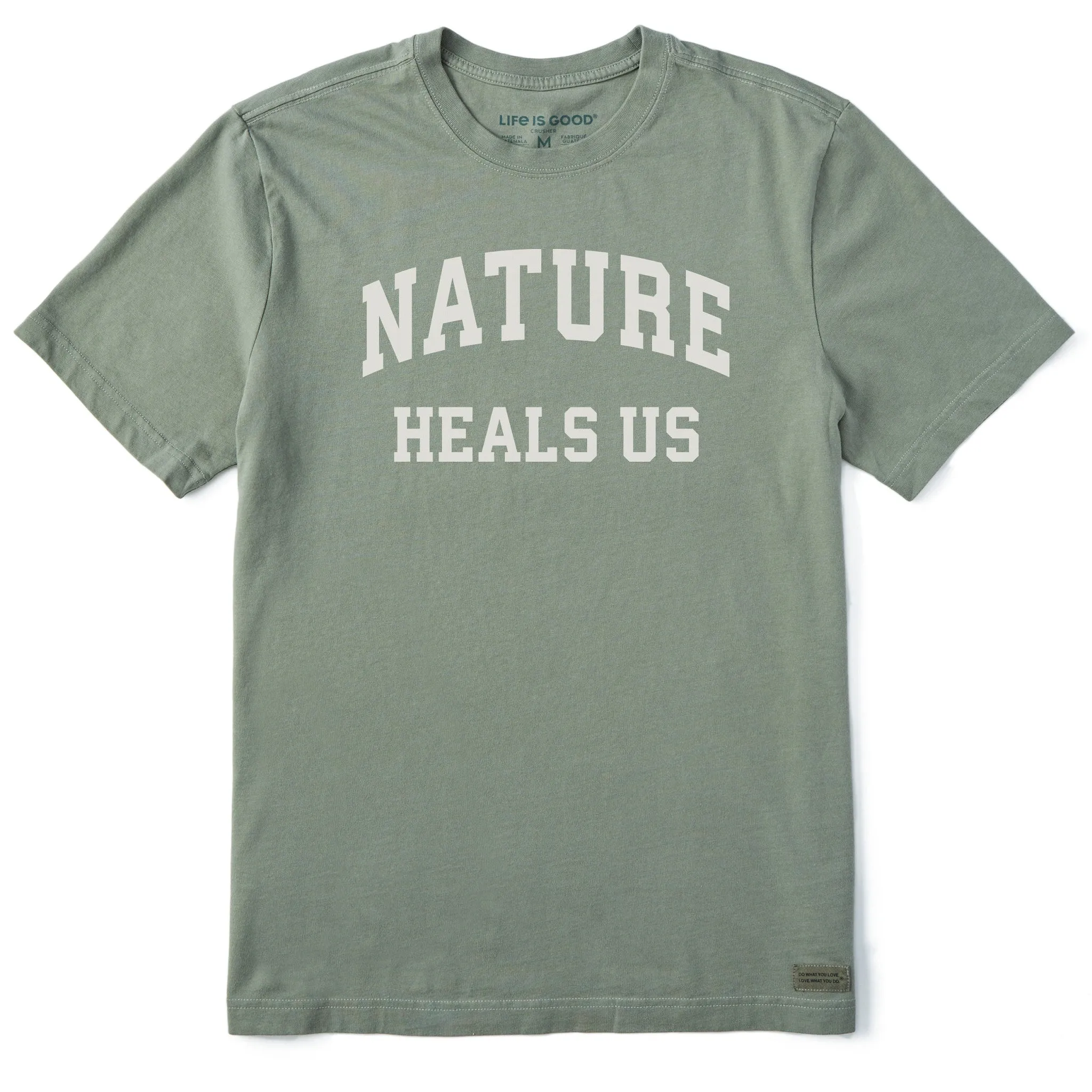 Men's Nature Heals Us Arch Short Sleeve Crusher Tee sold by Life is Good
