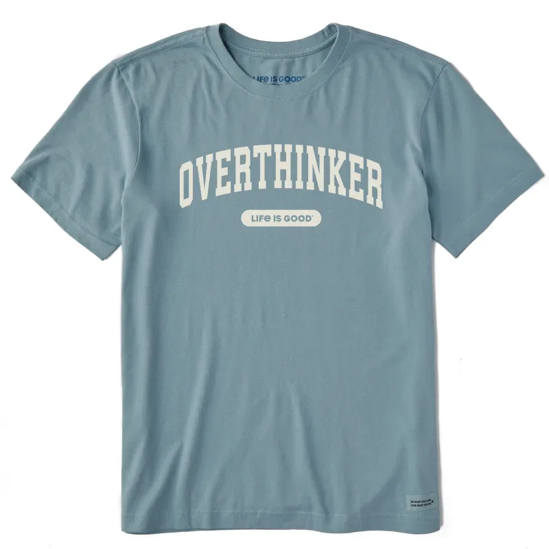 Men's Overthinker Arch Short Sleeve Crusher Tee sold by Life is Good