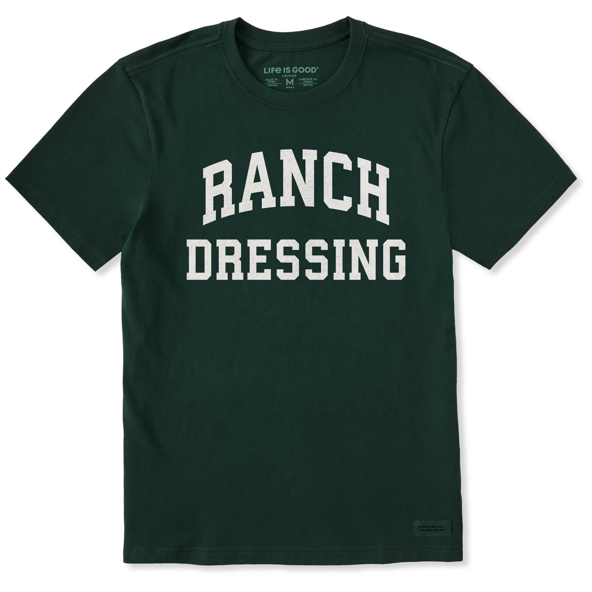 Men's Ranch Dressing Arch Short Sleeve Crusher Tee sold by Life is Good