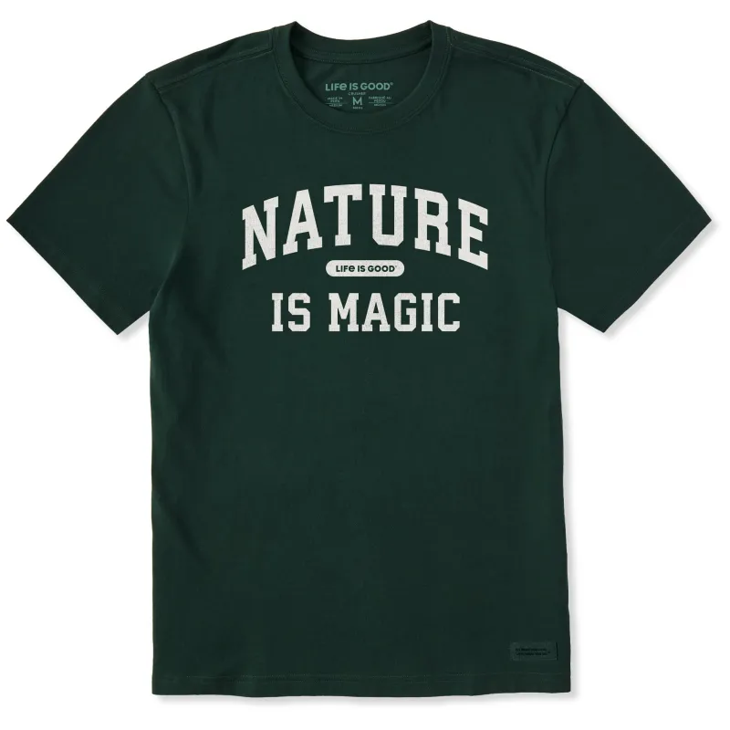 Men's Nature is Magic Arch Short Sleeve Crusher Tee made by Life is Good