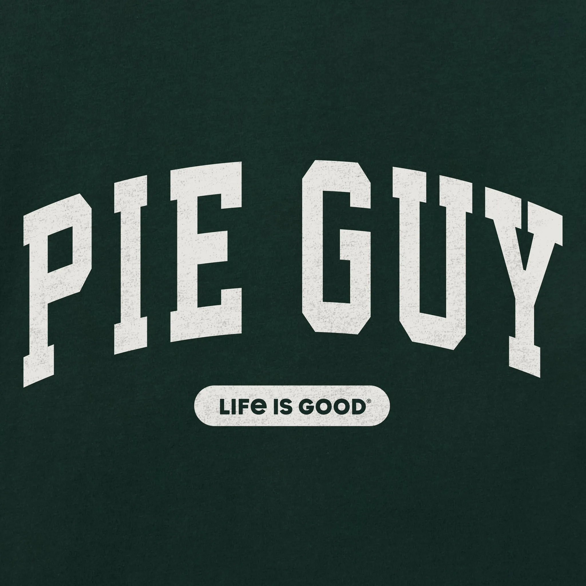 Men's Pie Guy Arch Short Sleeve Crusher Tee sold by Life is Good product image thumbnail 2