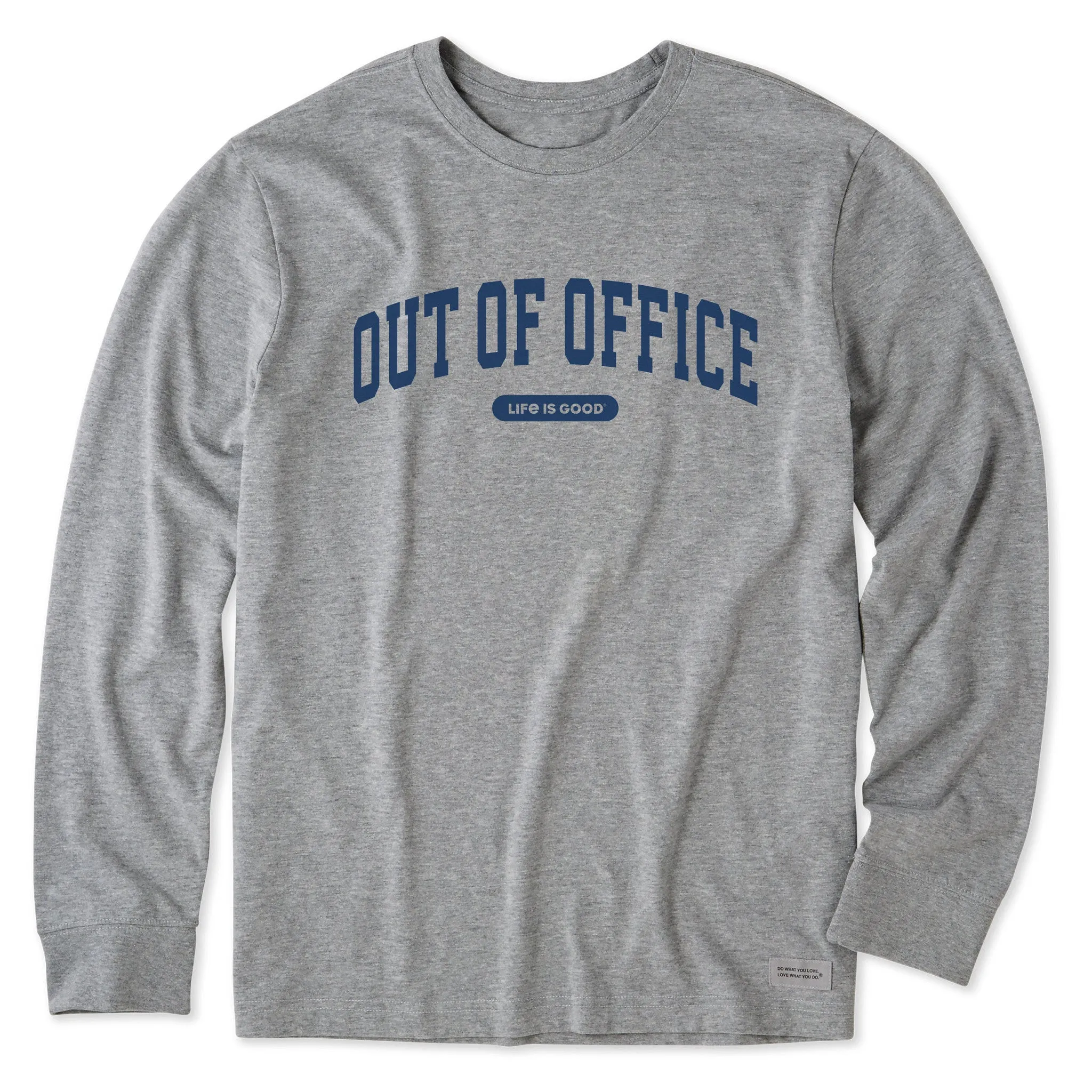 Men's Out of Office Arch Long Sleeve Crusher Tee sold by Life is Good