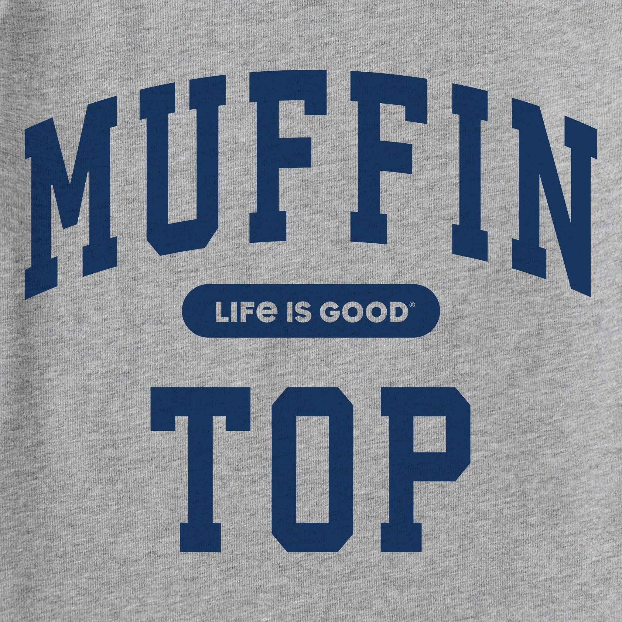 Men's Muffin Top Arch Long Sleeve Crusher Tee sold by Life is Good product image thumbnail 2