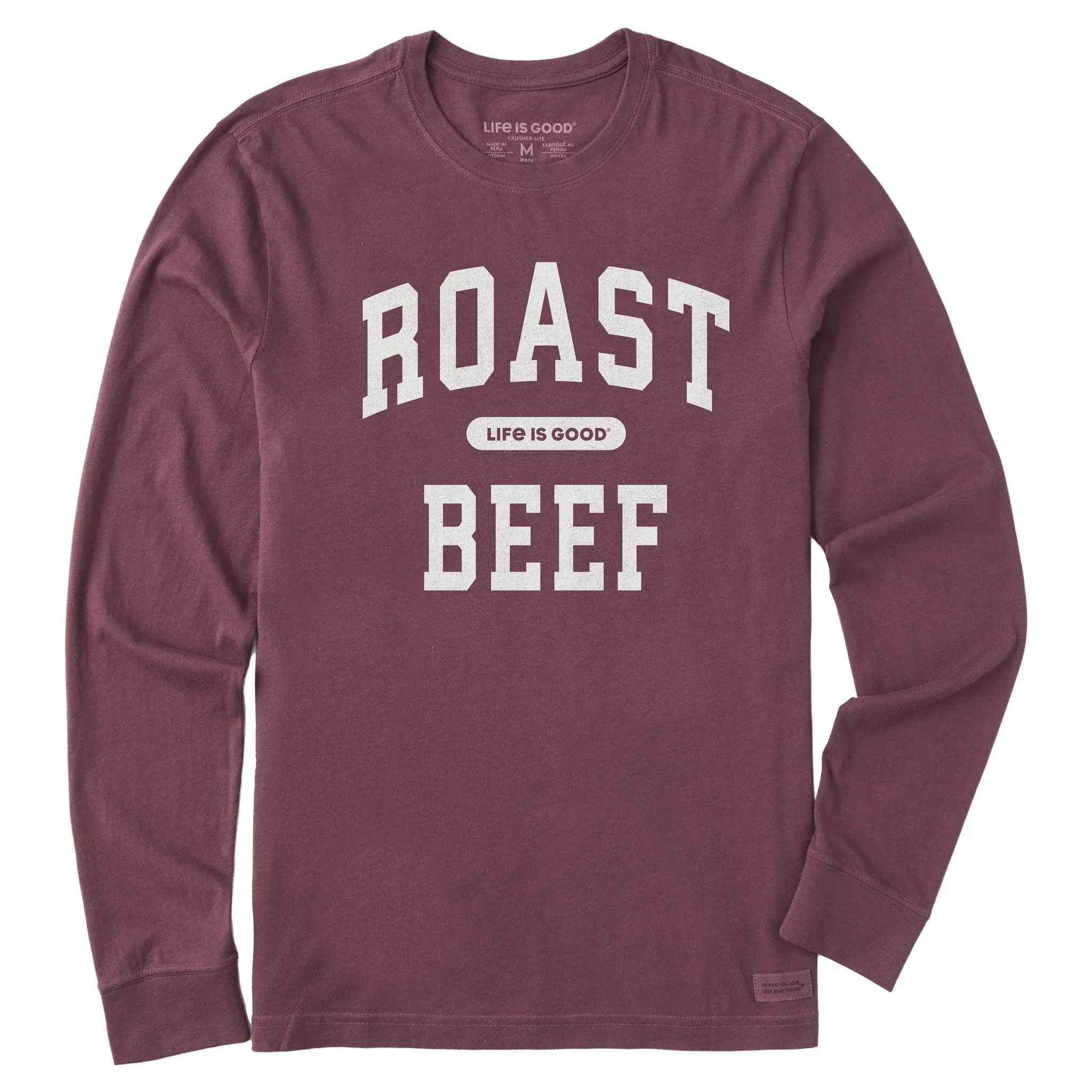 Men's Roast Beef Arch Long Sleeve Crusher Tee sold by Life is Good