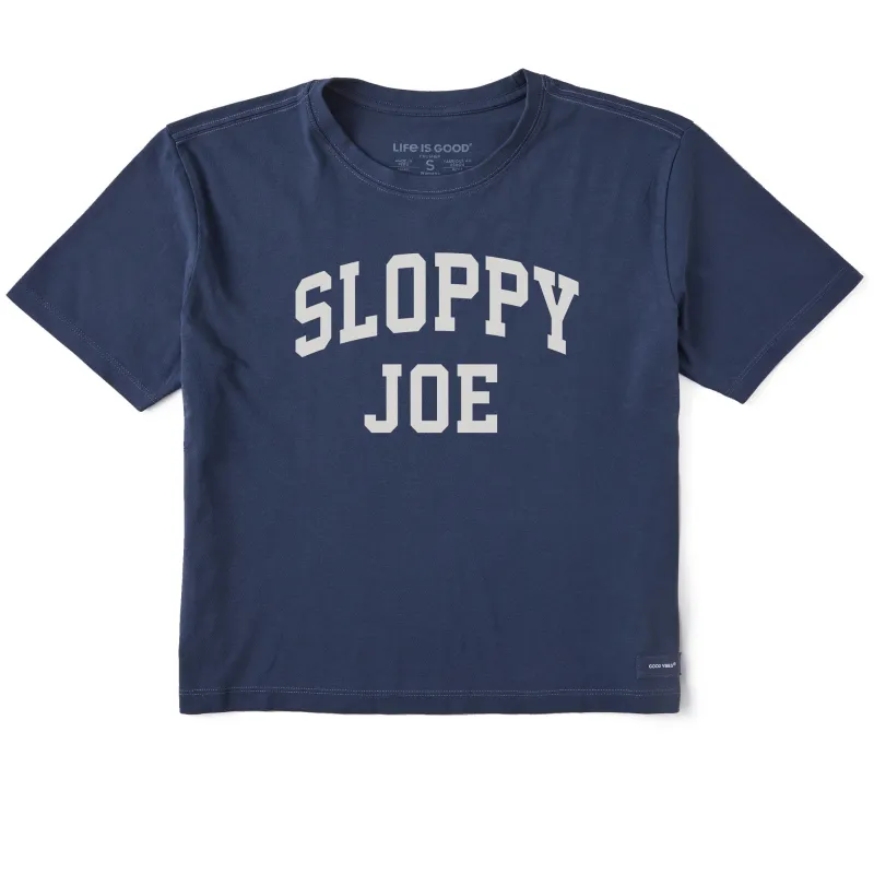 Women's Sloppy Joe Arch Short Sleeve Crusher Boxy Tee sold by Life is Good
