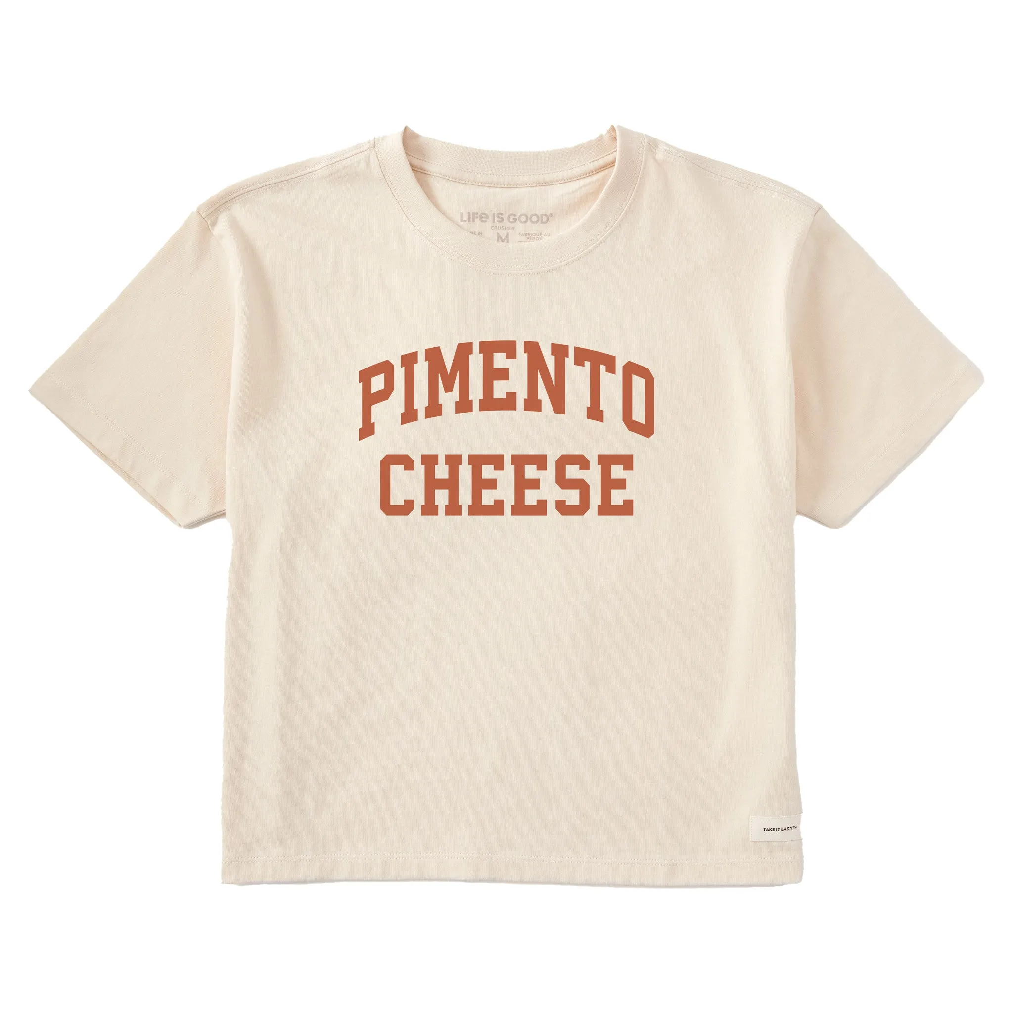 Women's Pimento Arch Short Sleeve Crusher Boxy Tee sold by Life is Good
