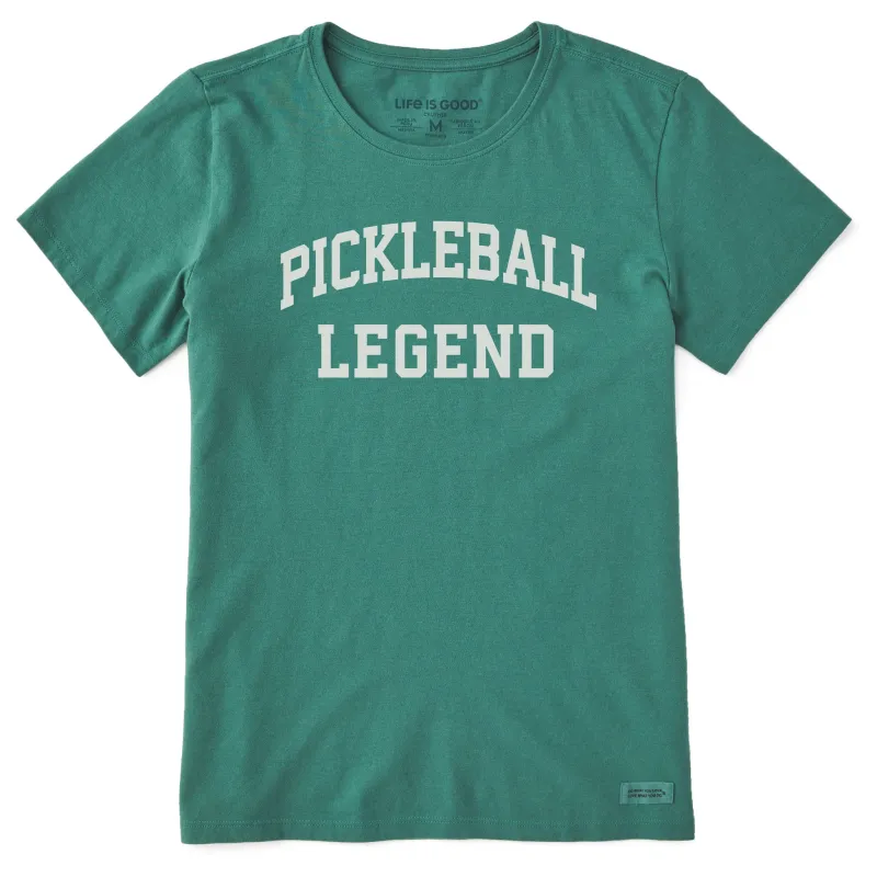 Women's Pickleball Legend Arch Short Sleeve Crusher Tee sold by Life is Good