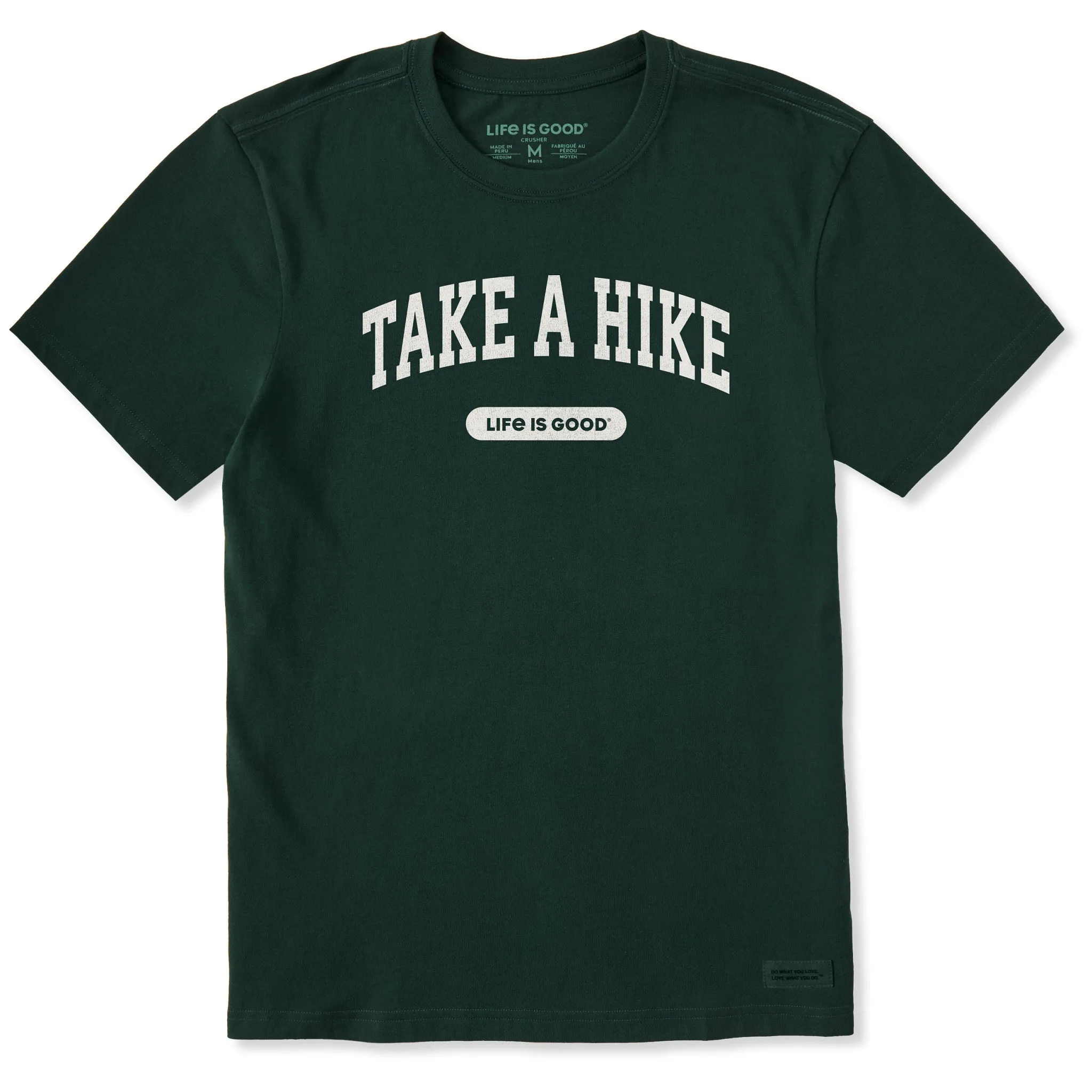 Men's Take a Hike Arch Short Sleeve Crusher Tee sold by Life is Good