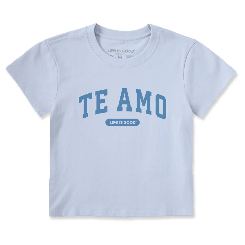 Women's Te Amo Arch Crusher-LITE Shrunken Tee sold by Life is Good