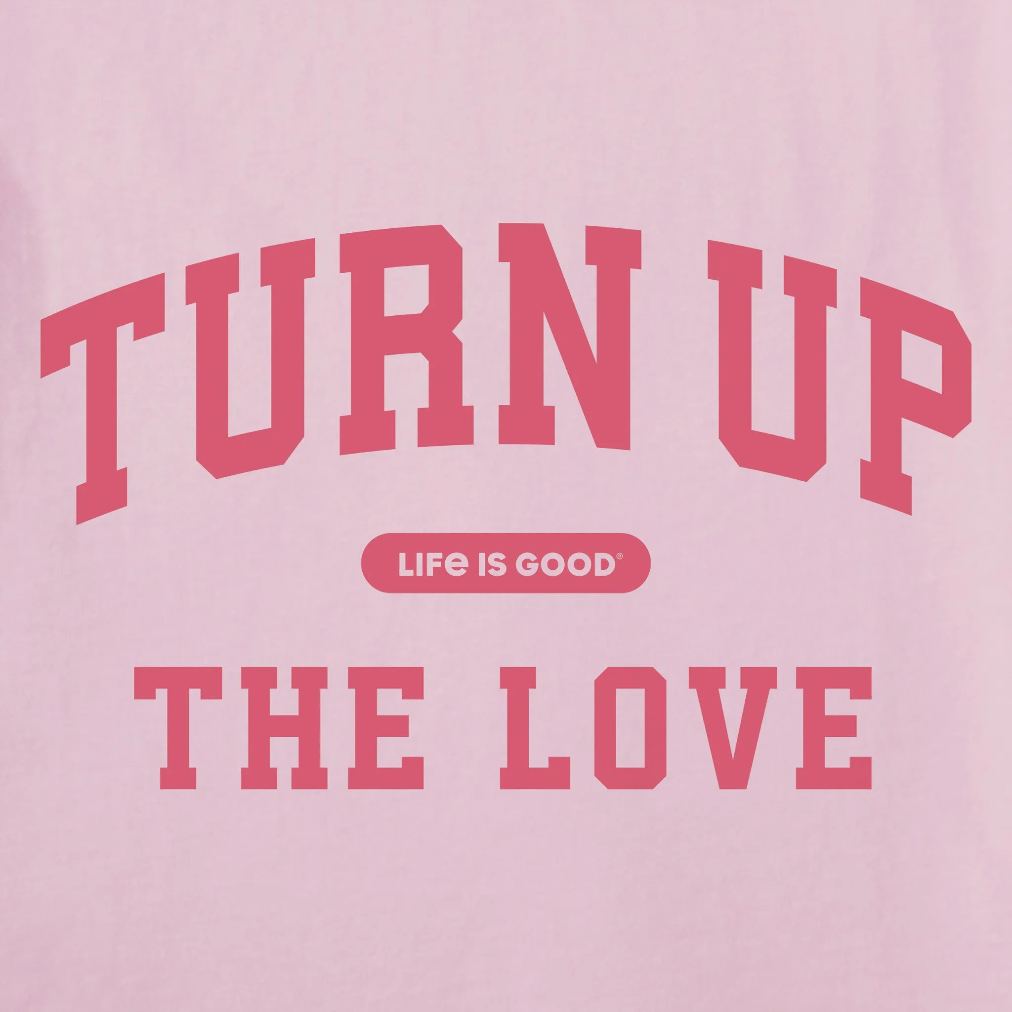 Women's Turn Up the Love Arch Short Sleeve Crusher Tee sold by Life is Good product image thumbnail 2