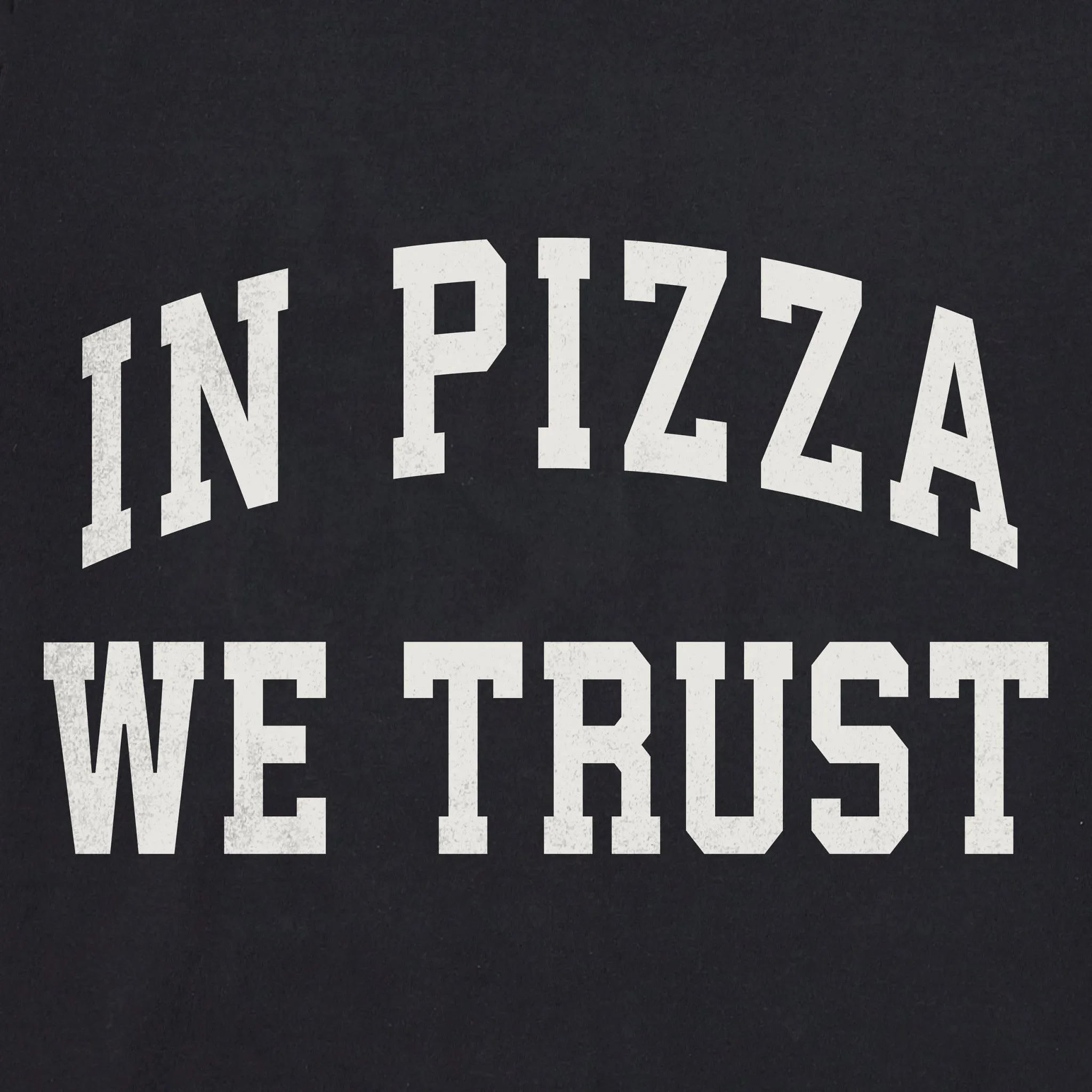 Men's In Pizza We Trust Arch Short Sleeve Crusher Tee sold by Life is Good product image thumbnail 2