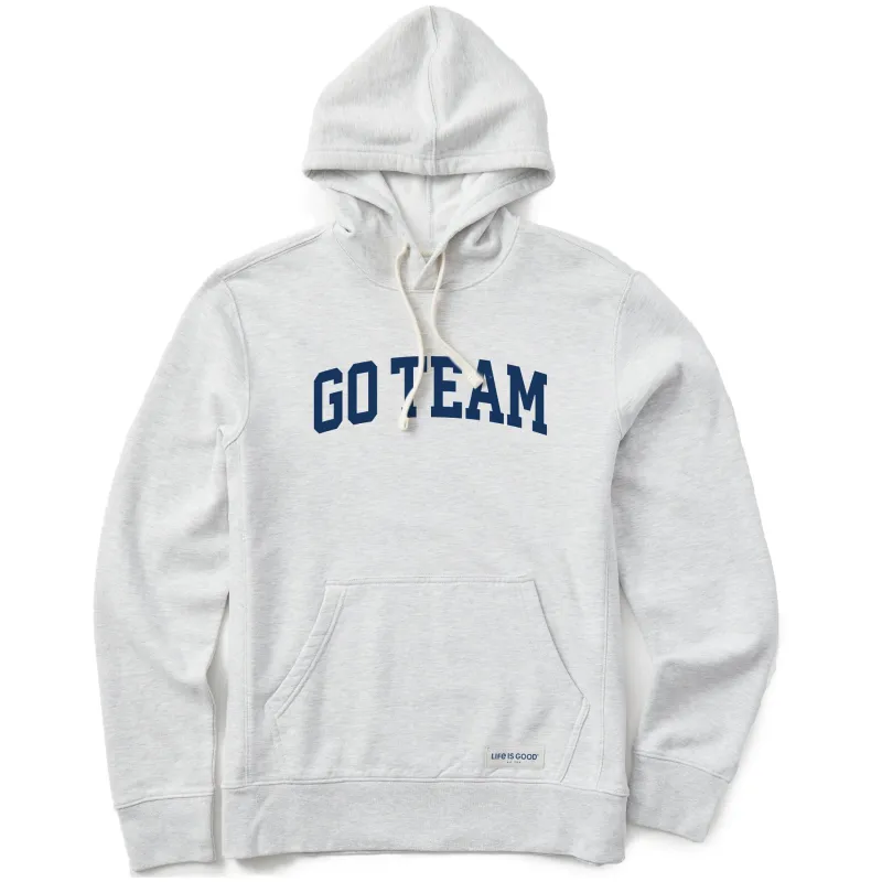 Men's Go Team Arch Simply True Fleece Hoodie sold by Life is Good