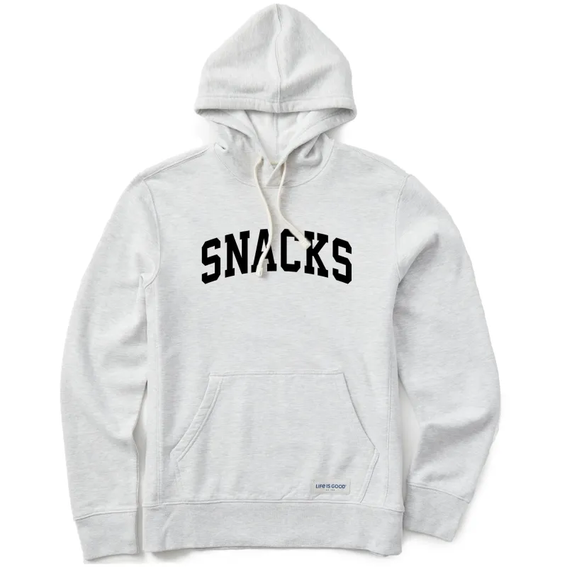Men's Snacks Arch Simply True Fleece Hoodie sold by Life is Good