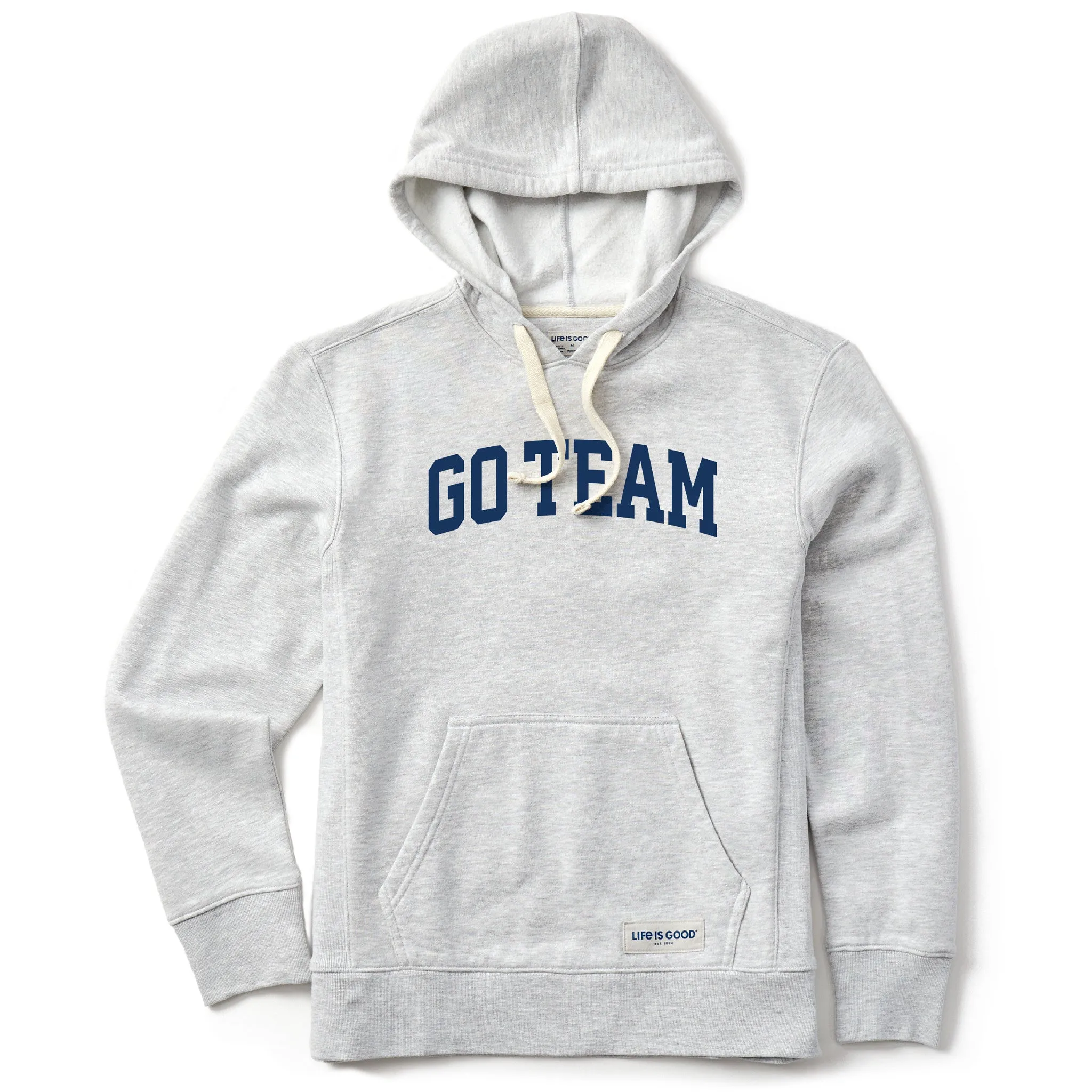Women's Go Team Arch Simply True Fleece Hoodie sold by Life is Good