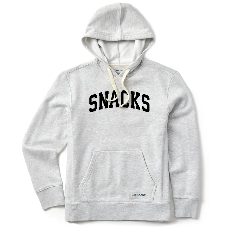 Women's Snacks Arch Simply True Fleece Hoodie sold by Life is Good