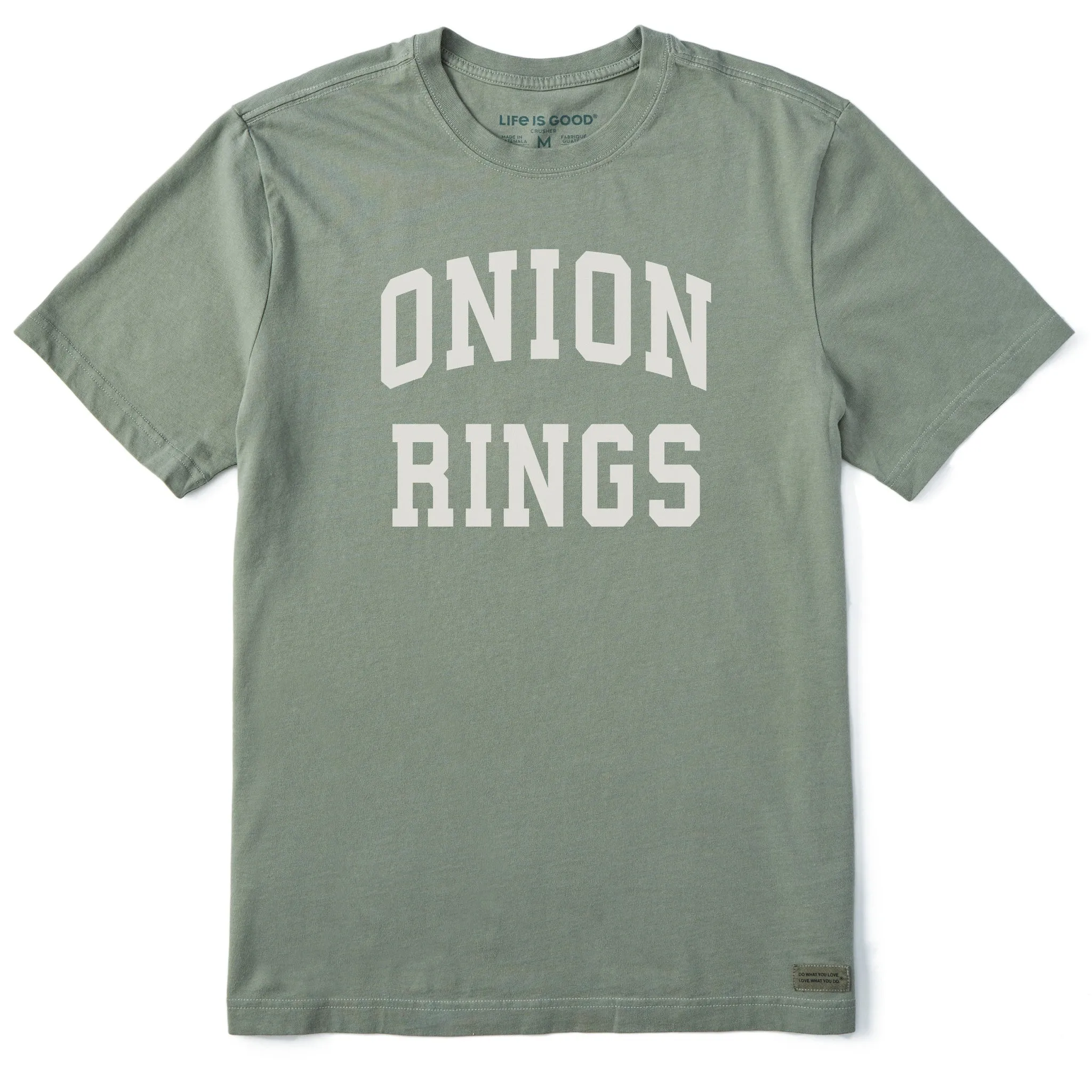 Men's Onion Rings Arch Short Sleeve Crusher Tee sold by Life is Good
