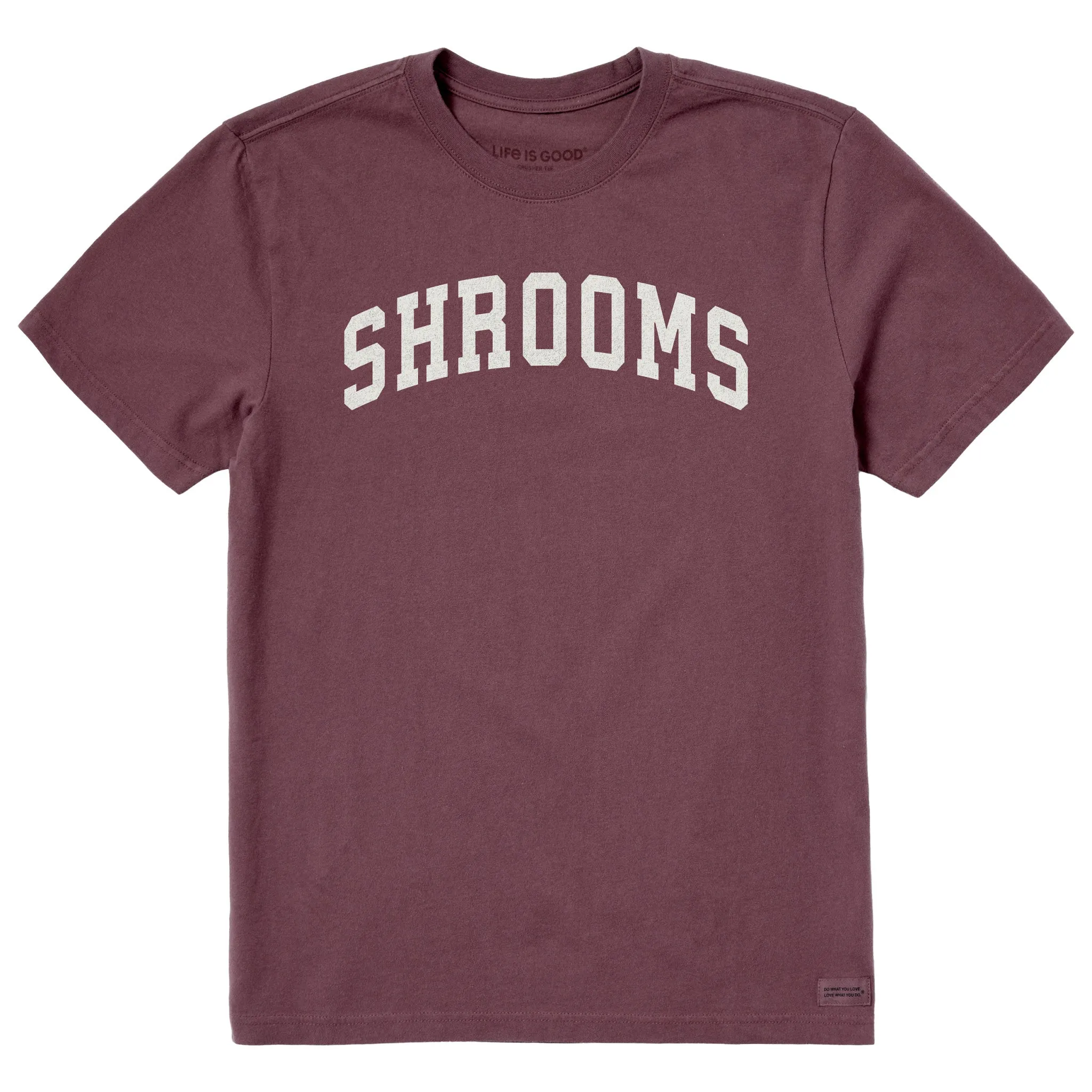 Men's Shrooms Arch Short Sleeve Crusher Tee sold by Life is Good
