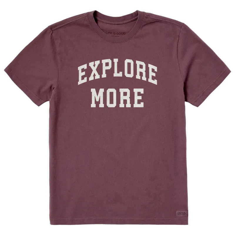 Men's Explore More Arch Short Sleeve Crusher Tee sold by Life is Good