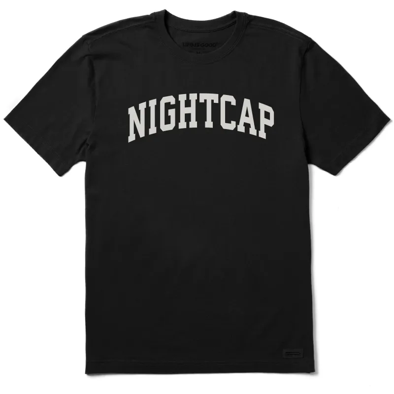 Men's Nightcap Arch Short Sleeve Crusher Tee sold by Life is Good