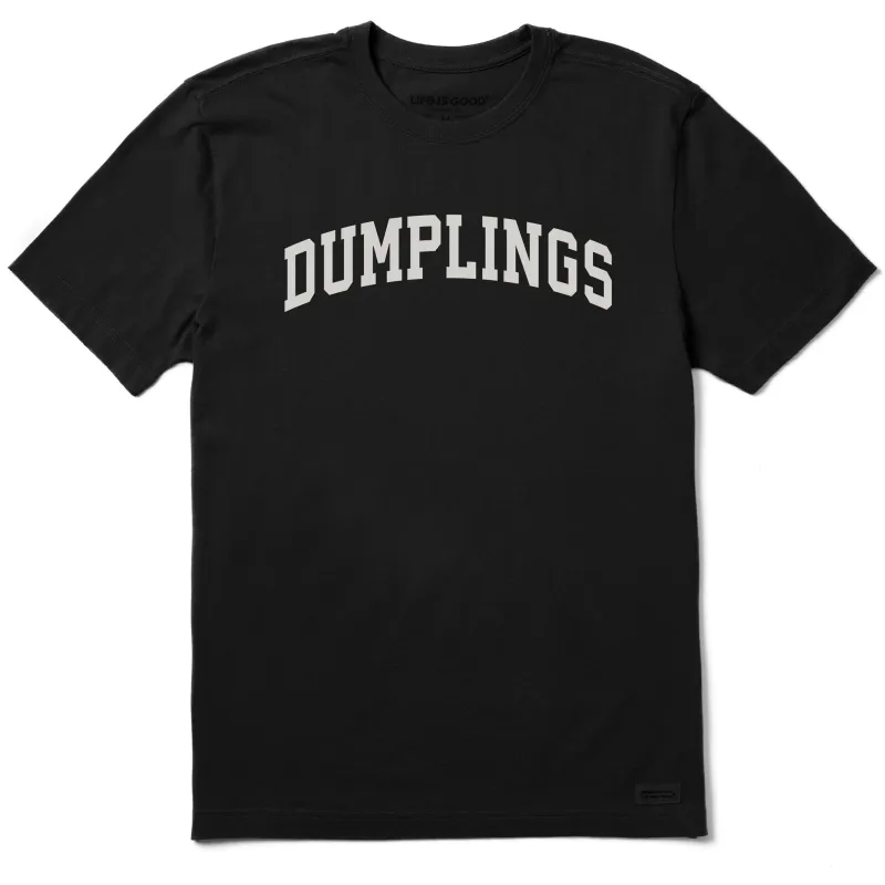 Men's Dumplings Arch Short Sleeve Crusher Tee sold by Life is Good