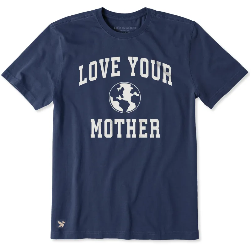 Men's Love Your Earth Mother Arch Short Sleeve Crusher Tee sold by Life is Good