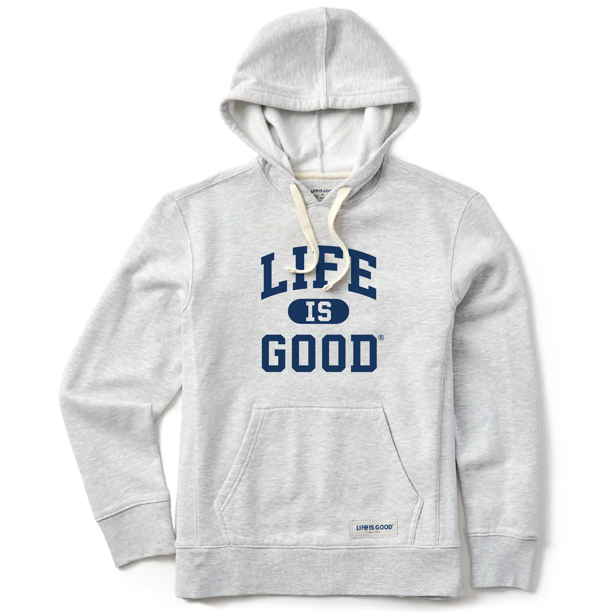 Women's Life is Good Arch Simply True Fleece Hoodie sold by Life is Good