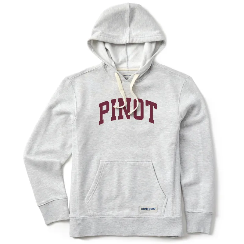 Women's Pinot Arch Simply True Fleece Hoodie sold by Life is Good