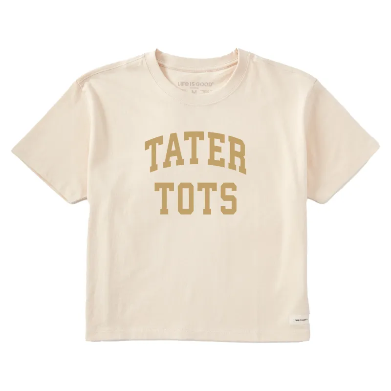 Women's Tater Tots Arch Short Sleeve Crusher Boxy Tee sold by Life is Good